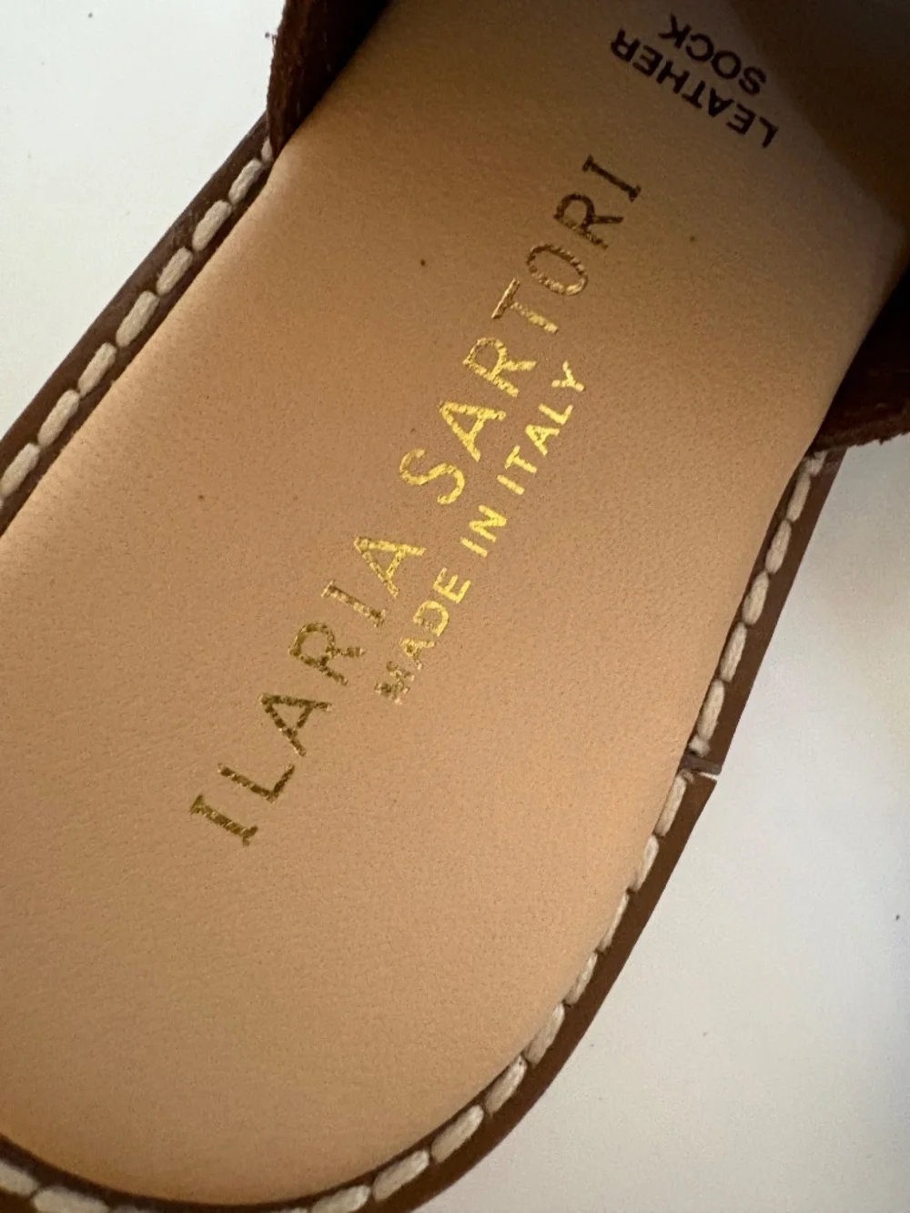 Ilaria Sartori® Brown Suede Sandals Size 7.5